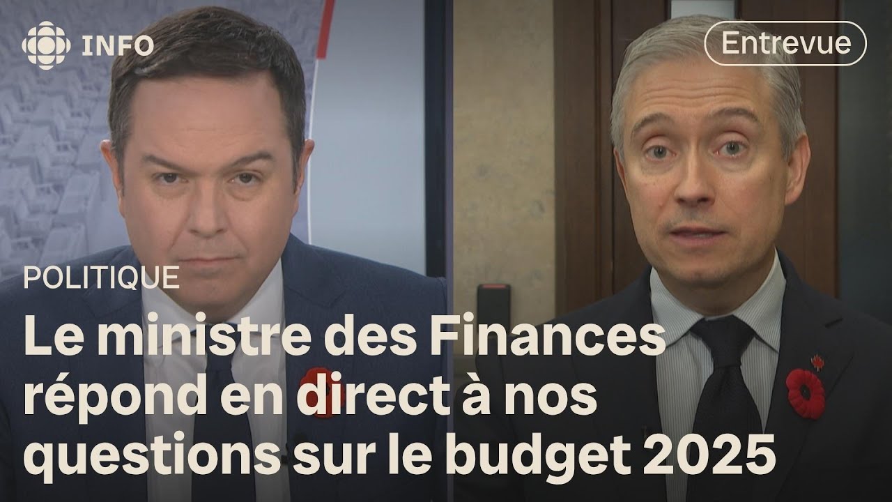 Budget fédéral du Canada 2025 : entrevue avec le ministre des Finances | Zone économie