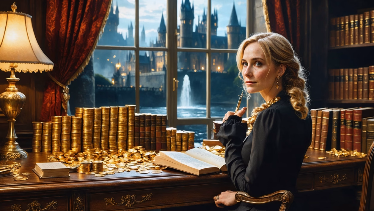 Fortune de J.K. Rowling : l&rsquo;auteure millionnaire en chiffres