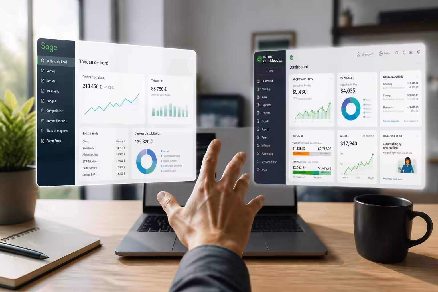 découvrez les différences entre sage et quickbooks pour choisir le logiciel comptable adapté à vos besoins professionnels.